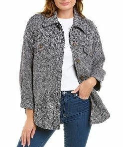 Lea & Viola Tweed Shacket Women