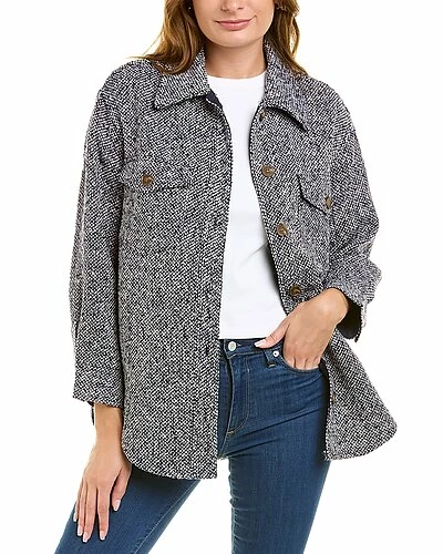 Lea & Viola Tweed Shacket Women