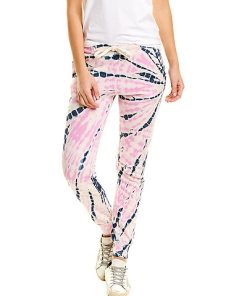 Monrow Bamboo Burst Tie-Dye Girlfriend Sweatpant Women