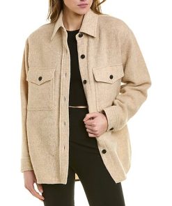 Isabel Marant Etoile Wool-Blend Shirt Jacket Women