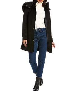 Cole Haan Ded Wool-Blend Coat Women