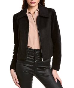 BCBGMAXAZRIA Corduroy Sleeve Jacket Women