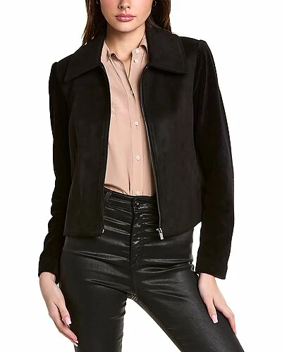 BCBGMAXAZRIA Corduroy Sleeve Jacket Women