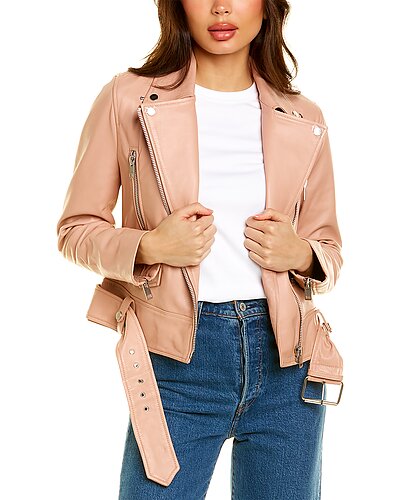 Flissy Leather Jacket Women Walter Baker Flissy Leather Jacket Women -Anne Klein-shop 1411188935 RLLD 1