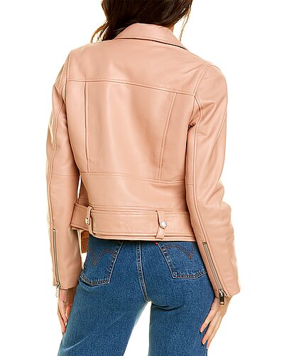 Flissy Leather Jacket Women Walter Baker Flissy Leather Jacket Women -Anne Klein-shop 1411188935 RLLD 2