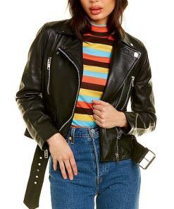 Walter Baker Flissy Leather Jacket Women