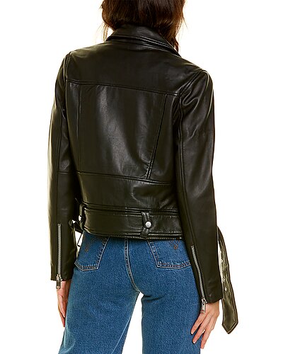Flissy Leather Jacket Women Walter Baker Flissy Leather Jacket Women -Anne Klein-shop 1411188939 RLLD 2