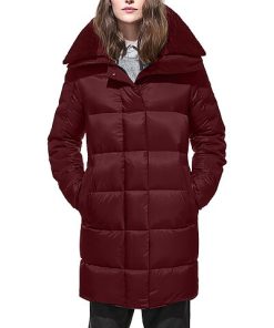 Canada Goose Altona Black Label Leather-Trim Down Parka Women