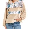 Lea & Viola Ruffle Teddy Jacket Women