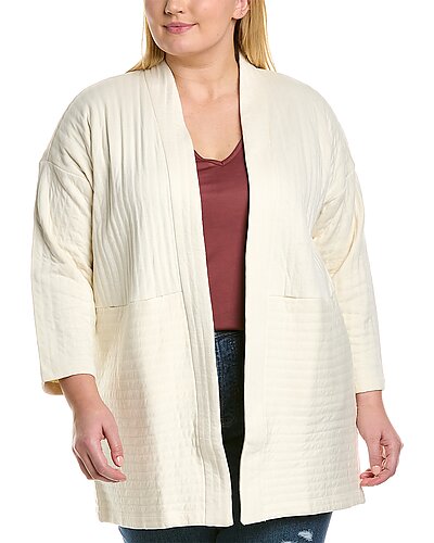 Plus Long Jacket Women EILEEN FISHER Plus Long Jacket Women -Anne Klein-shop 1411216228 RLLD 1