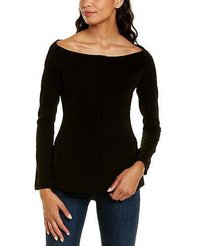 Off-the-Shoulder Jacket Women THEORY Off-the-Shoulder Jacket Women -Anne Klein-shop 1411221580 RLLD 1