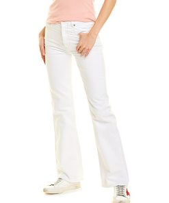 Isabel Marant Etoile Belvira White Bootcut Jean Women