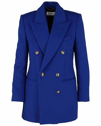 Saint Laurent Wool & Cashmere-Blend Jacket Women