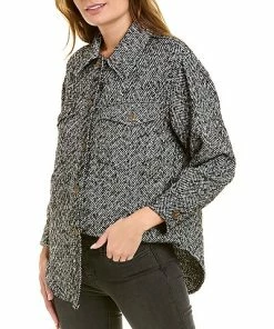 Lea & Viola Tweed Shacket Women