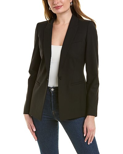 Harvey Wool-Blend Blazer Women Lafayette 148 New York Harvey Wool-Blend Blazer Women -Anne Klein-shop 1411246886 RLLD 1