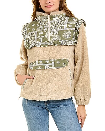 Ruffle Teddy Jacket Women Lea & Viola Ruffle Teddy Jacket Women -Anne Klein-shop 1411263327 RLLD 1