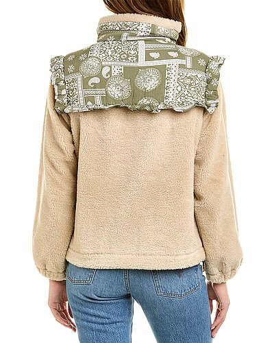 Ruffle Teddy Jacket Women Lea & Viola Ruffle Teddy Jacket Women -Anne Klein-shop 1411263327 RLLD 2