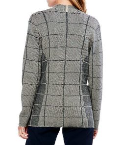 NIC+ZOE Placed Plaid Blazer Women -Anne Klein-shop 1411275235 RLLD 2