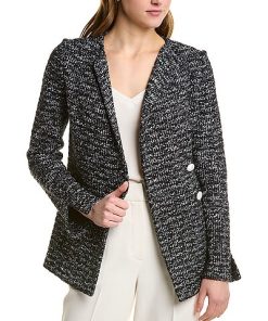 St. John Tweed Wool-Blend Jacket Women