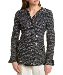 St. John Tweed Wool-Blend Jacket Women 4 St. John Tweed Wool-Blend Jacket Women -Anne Klein-shop 1411283300 RLLD 3