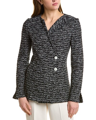 Tweed Wool-Blend Jacket Women St. John Tweed Wool-Blend Jacket Women -Anne Klein-shop 1411283300 RLLD 3
