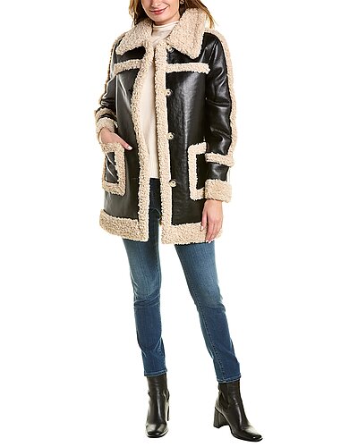 Sherpa Coat Women Badgley Mischka Sherpa Coat Women -Anne Klein-shop 1411298299 RLLD 1