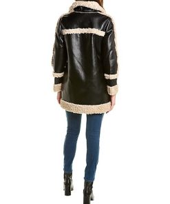 Badgley Mischka Sherpa Coat Women 3 Badgley Mischka Sherpa Coat Women -Anne Klein-shop 1411298299 RLLD 2