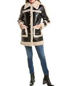Badgley Mischka Sherpa Coat Women 4 Badgley Mischka Sherpa Coat Women -Anne Klein-shop 1411298299 RLLD 3