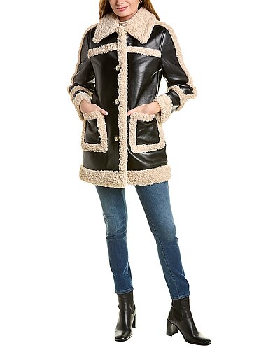 Sherpa Coat Women Badgley Mischka Sherpa Coat Women -Anne Klein-shop 1411298299 RLLD 3