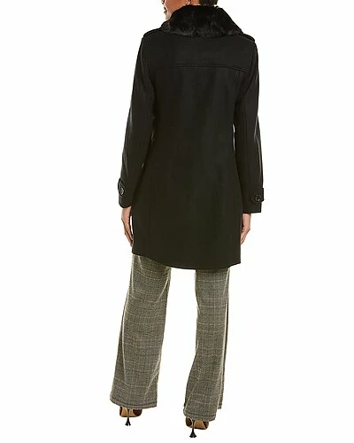 Badgley Mischka Renza Wool-Blend Coat Women - Image 2