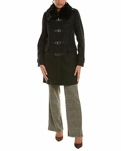 Badgley Mischka Renza Wool-Blend Coat Women - Image 3