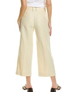 Vince Cropped Causal Linen-Blend Twill Pant Women 3 Vince Cropped Causal Linen-Blend Twill Pant Women -Anne Klein-shop 1411298598 RLLD 2