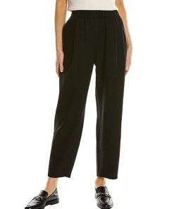 EILEEN FISHER Oft Wool Flannel Ankle Lantern Pant Women