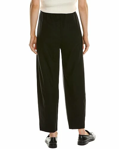 EILEEN FISHER Oft Wool Flannel Ankle Lantern Pant Women - Image 2