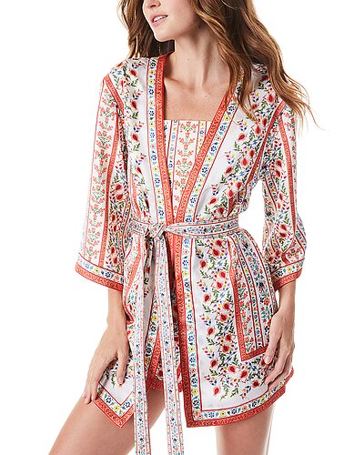 Alice + Olivia Domino Reversible Mini Kimono Women Alice + Olivia Domino Reversible Mini Kimono Women -Anne Klein-shop 1411322590 RLLD 1