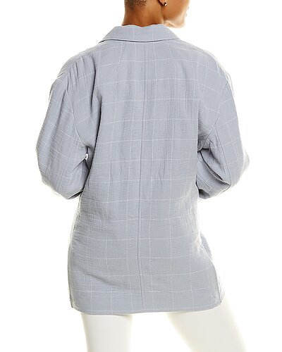 Chicago Gauze Linen-Blend Blazer Women Madewell Chicago Gauze Linen-Blend Blazer Women -Anne Klein-shop 1411329722 RLLD 2