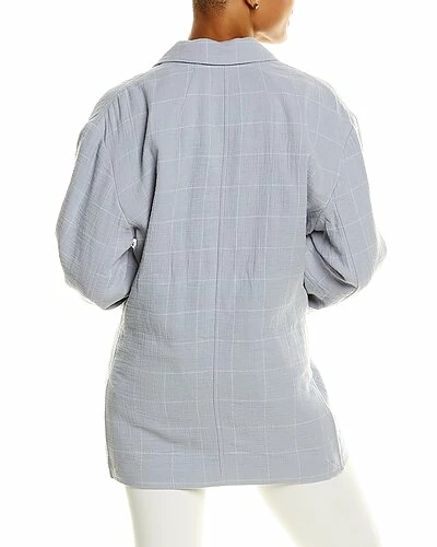 Madewell Chicago Gauze Linen-Blend Blazer Women - Image 2