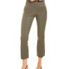 THEORY Yoke Leather Cropped Flare Pant Women -Anne Klein-shop 1411345906 RLLD 1
