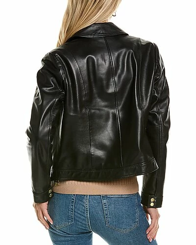 Cole Haan Leather Jacket Women - Image 2