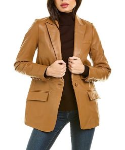 Walter Baker Mia Leather Blazer Women
