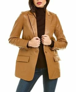 Walter Baker Mia Leather Blazer Women