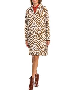 Lafayette 148 New York Myer Linen-Blend Coat Women -Anne Klein-shop 1411371415 RLLD 3