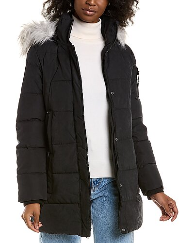 Microfiber Puffer Coat Women Nautica Microfiber Puffer Coat Women -Anne Klein-shop 1411377115 RLLD 1