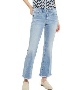 NYDJ Ava Fray Hem Ankle Flare Jean Women
