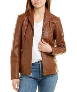 Cole Haan Leather Jacket Women