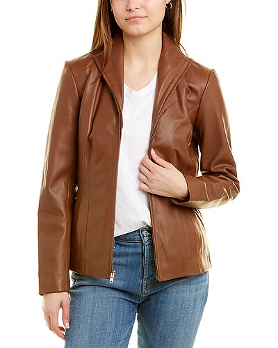 Leather Jacket Women Cole Haan Leather Jacket Women -Anne Klein-shop 1411382121 RLLD 1