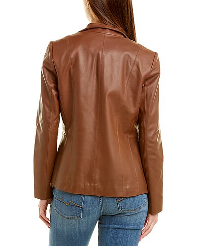 Leather Jacket Women Cole Haan Leather Jacket Women -Anne Klein-shop 1411382121 RLLD 2