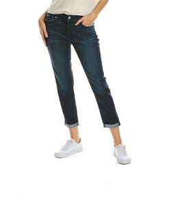7 For All Mankind Josefina Dark Indigo Skinny Crop Jean Women