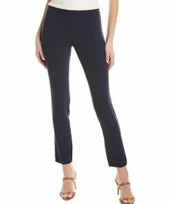 Michael Kors Side Zip Skinny Wool-Blend Pant Women