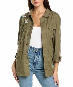 Johnny Was Hinga Military Jacket Women